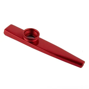 1pc Metal Kazoo Light-weight Mouth Harmonica Beginner Flute Guitar Aluminum Musical Instrument Accessories Kazoo
