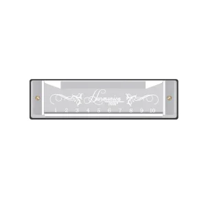 "10 Hole 20 Tone Harmonica In C Key - Colorful Diatonic Blues Harp Mouth Organ for Beginners & Professionals