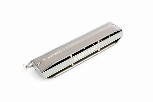 East top new chromatic aluminum comb harmonica,EMP-16,16hole 64tone mouth organ,new style,professional harmonica for player,gift - Image 6