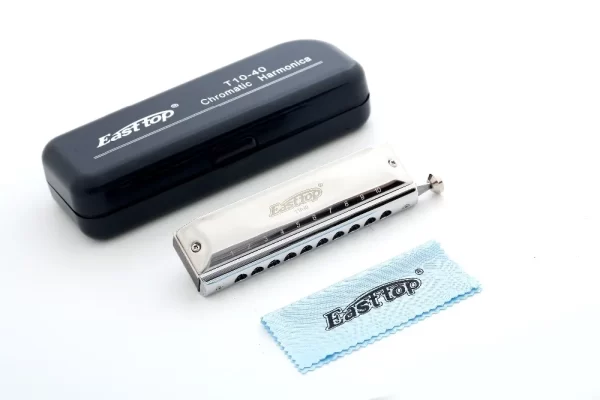 EASTTOP Chromatic harmoncia 10 hole 40 tone professional chromatic mouth organ harmonica for player,gift - Image 3
