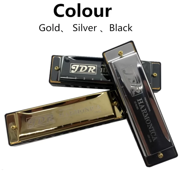 Diatonic 10 Hole Harmonica Mouth Organ With Case Harp Tuning Musical Instrument Key 10 C Tone Blues Clues Gaita Harmonica Kids - Image 5