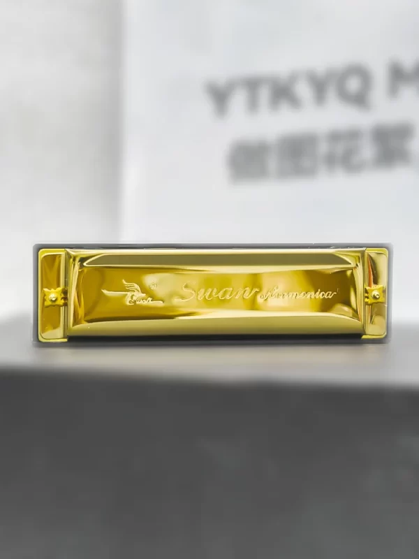 SWAN 10-hole Blues Harmonica Portable 20-note Metal Top Plate Resin Comb Phosphor Bronze Reeds - Image 6