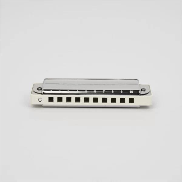 KONGSHENG New Amazing 20 10-Hole Diatonic Harmonica White and Black Comb - Image 3
