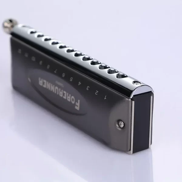 Easttop Chromatic Harmonica 12 Holes 48Tone Harp Mouth Organ Key C ABS Comb Silver Professional Musical Instruments - Image 5