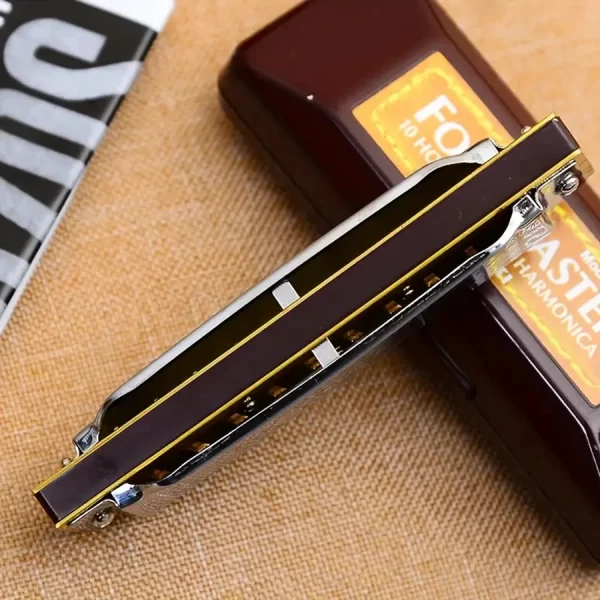 10 Hole Blues Harmonica Beginner Entry Level Playing Adult 10 Hole Blues Harmonica Party Music Club Performance Instruments - Image 4