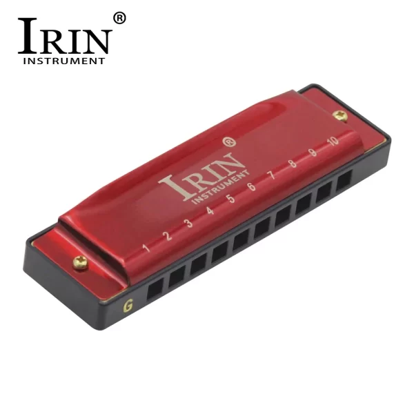 IRIN 10 Holes G Key 20 Tone Harmonica Colorful Blues Harmonica Woodwind Instrument Suitable for Beginners Teaching Playing Gift - Image 4