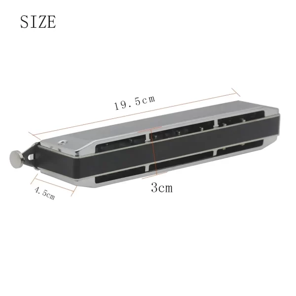 IRIN Harmonica 12/16-Hole 48/64-Note Chromatic Harmonica Semitones Mouth Organ Professional Harmonica Woodwind Instrument - Image 6