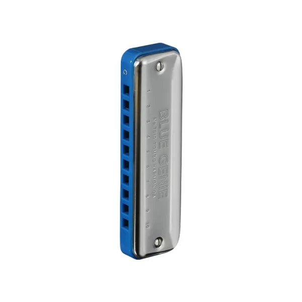 TOMBO 7610 Paddy 10 Hole Blues Harp Harmonica Diatonic Mouth Oragn Key of C with Grey Plastic Comb for Beginners, Adults - Image 6