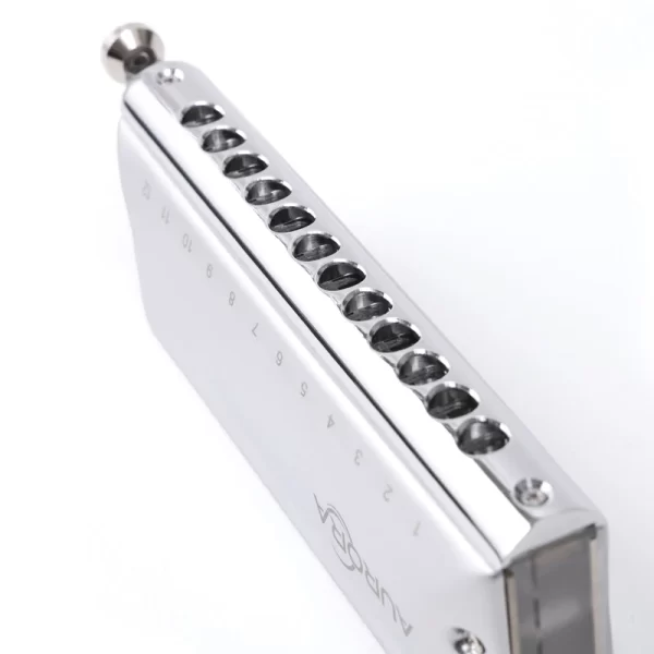 Conjurer chromatic harmonica 12 hole advanced high quality with different keys for professionals beginners and gifts - Image 3