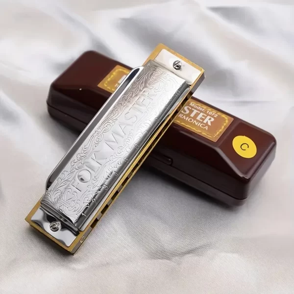 10 Hole Blues Harmonica Beginner Entry Level Playing Adult 10 Hole Blues Harmonica Party Music Club Performance Instruments