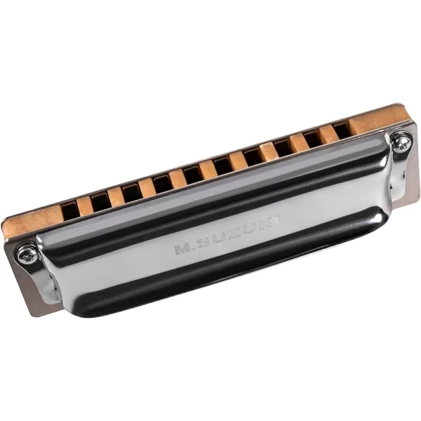 Suzuki 10 Holes Diatonic Harmonica Blues Harp Professionals Armonica M-20 ManJi Ultimate Standard Model Mouth Organ Low Key C F - Image 5