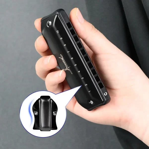 Blues Harmonica JDR C Harmonica Key of C 10 Holes 20 Tones Harps for Adults Kids Professional Beginners Mini Mouth Organ - Image 5