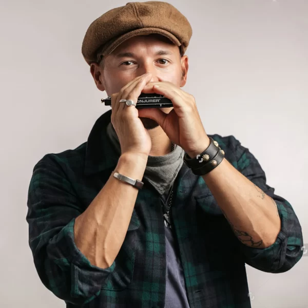 CONJURER Chromatic harmonica 16 Hole 64 Tone black stainless steel key of c musical instrument - Image 6