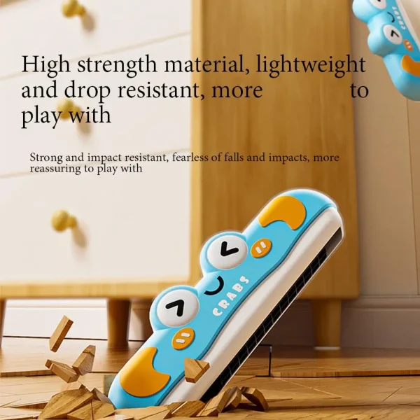 Children's Mini Harmonica Music Toys Infant Early Education Cognitive Musical Instruments Double Row 16 Holes For Children O8r6