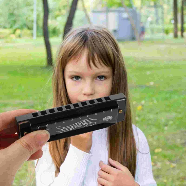 10 Holes 20 Tones Harmonica Portable Mini Beginner for Kids Small Harmonicas Adults - Image 6