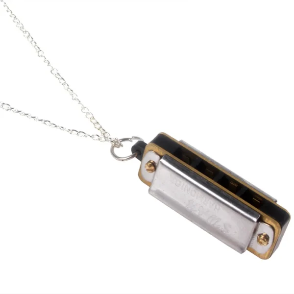 Mini Cute 4 Hole 8 Tone Necklace Harmonica Random Color - Image 6