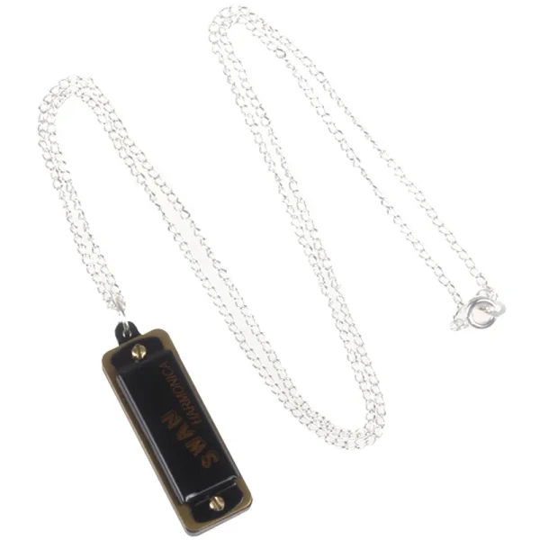 Mini Cute 4 Hole 8 Tone Necklace Harmonica Random Color - Image 5