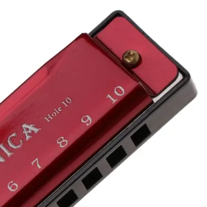 242F 10 Holes for Key of C Blues Harmonica Musical Instrument Educational Toy with fo