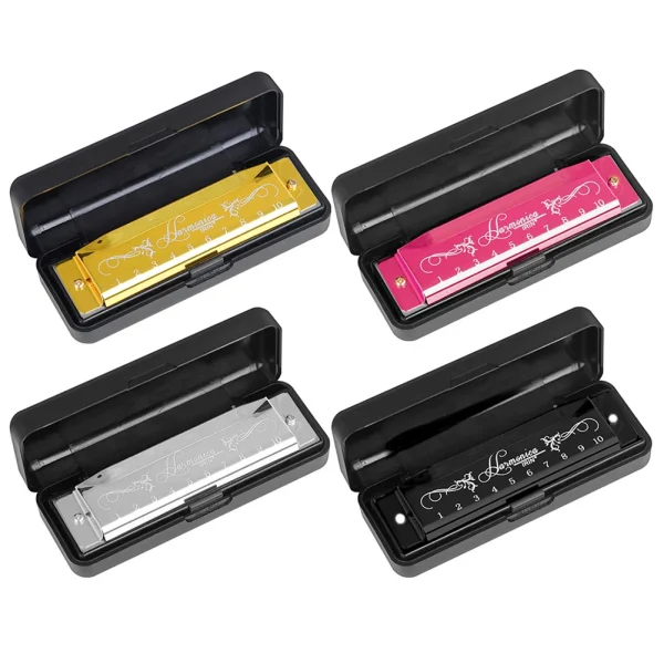 Tremolo Harmonica Harmonica Musical Instruments 10 Hole 20 Tone 10.4cmx2.8cm For New Or A Pro Harmonica In C Key - Image 2