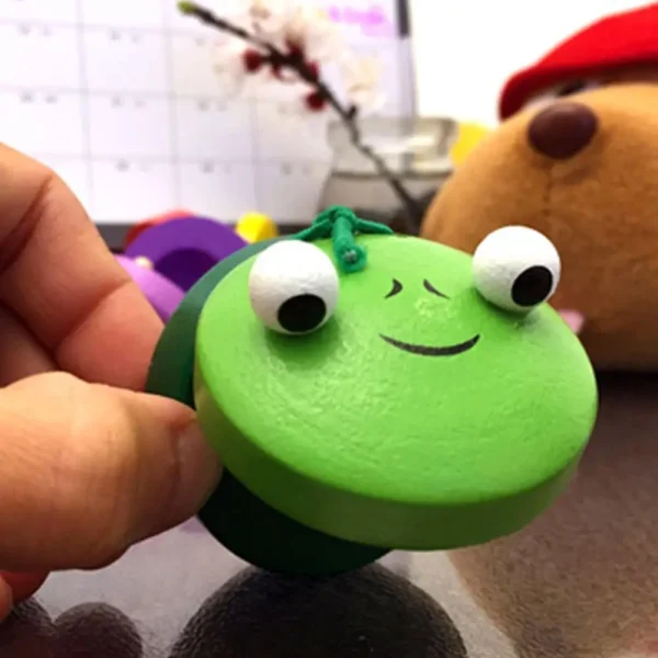 Lovely Cartoon Children Kid Noise Maker Gift Musical Instrument Percussion Instrument Education Toy Castanet - Image 3