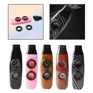kazoo harmonica 5pcs membranes lightweight portable double hole kazoo mouth flute kids children all ages music lovers adults