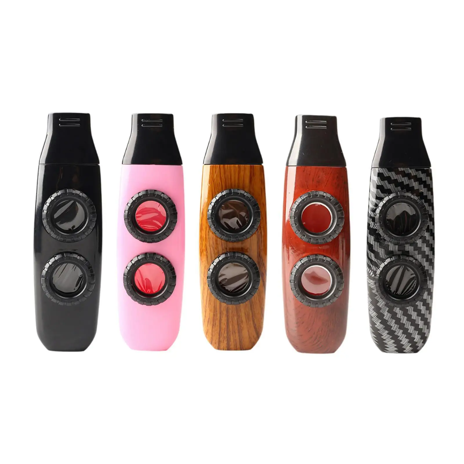 Kazoo Harmonica 5Pcs Membranes Lightweight Portable Double Hole Kazoo Mouth Flute Kids Children All Ages Music Lovers Adults