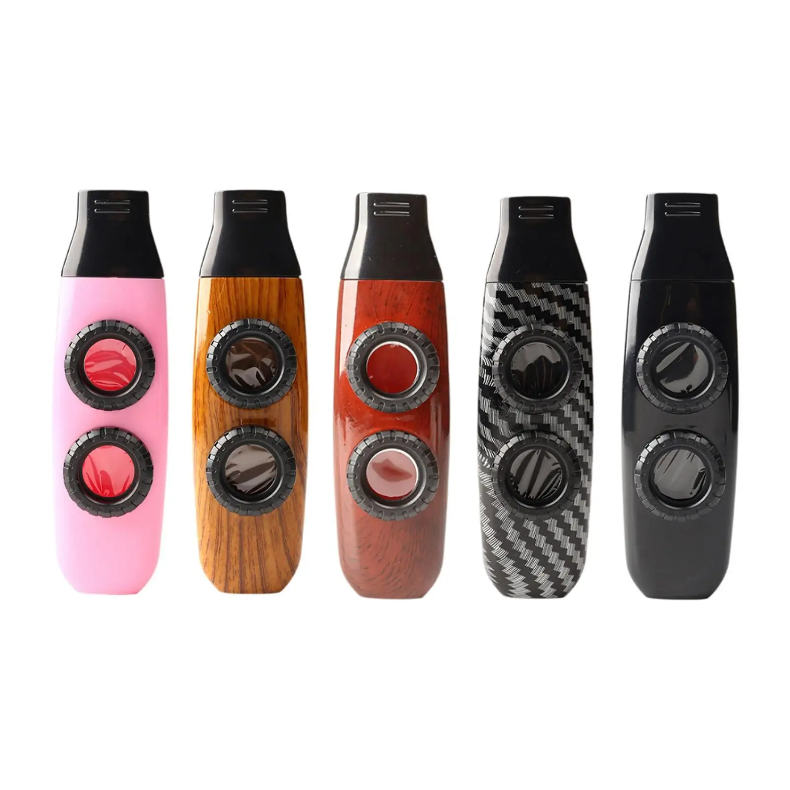 Kazoo Harmonica 5Pcs Membranes Lightweight Portable Double Hole Kazoo Mouth Flute Kids Children All Ages Music Lovers Adults