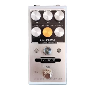 lyr pedals ly rock white classic dual pressure stacked compression effector pedal accurately reproduces legendary kari 76 sound