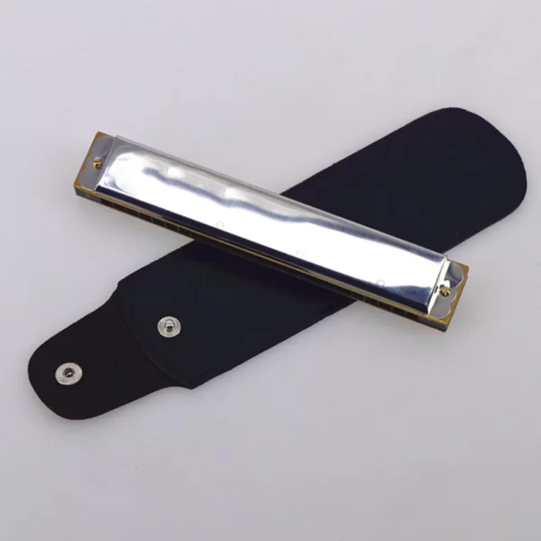 4 pcs harmonica bag portable imitation cover storage box for beginner pouch