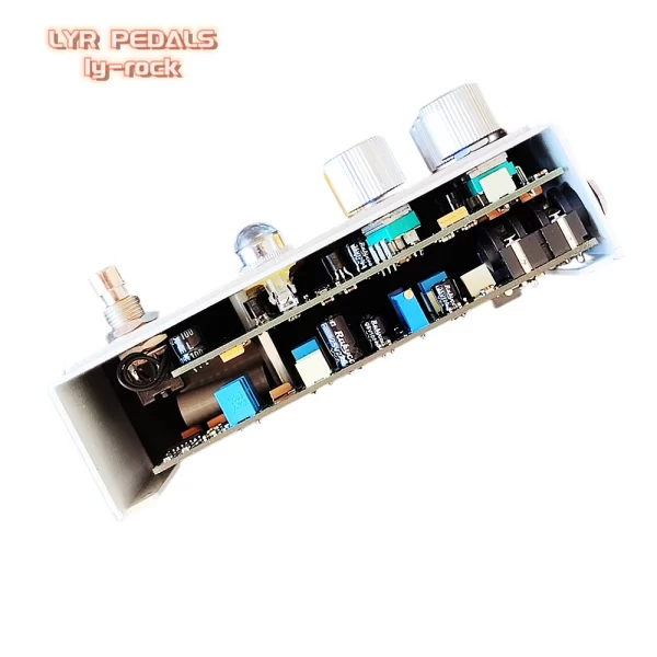 lyr pedals ly rock white classic dual pressure stacked compression effector pedal accurately reproduces legendary kari 76 sound