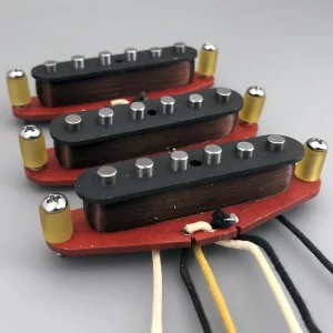 yoran sun vintage 65 guitar pickups sss single coil handwound alnico 5 magnets 42 plain enamell wires middle pickup reverse top