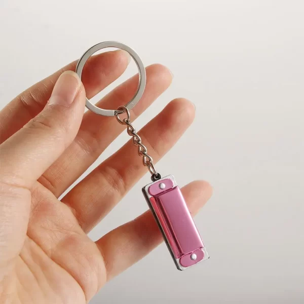 woodwind instruments musical instruments shaped bag pendant harmonic keyring hanging pedants harmonica keychain keys holder