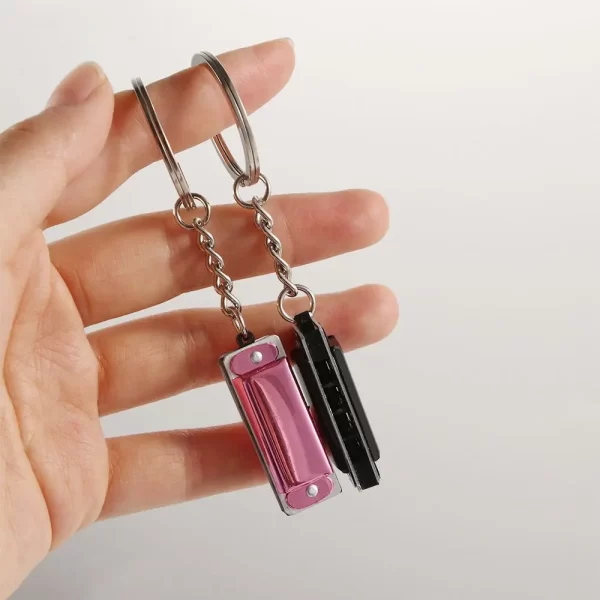 woodwind instruments musical instruments shaped bag pendant harmonic keyring hanging pedants harmonica keychain keys holder