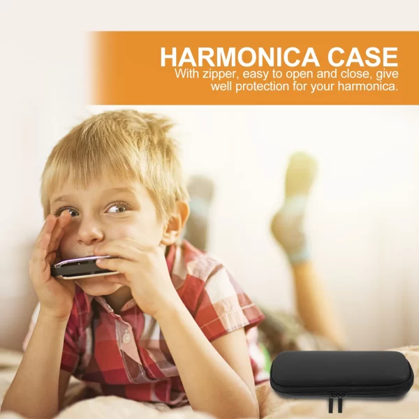 portable compact harmonica bag oxford fabric storage pouch protective case harmonica cover dustproof musical instruments