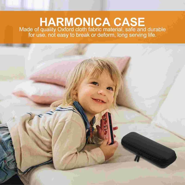 portable compact harmonica bag oxford fabric storage pouch protective case harmonica cover dustproof musical instruments