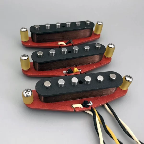 yoran sun vintage 65 guitar pickups sss single coil handwound alnico 5 magnets 42 plain enamell wires middle pickup reverse top