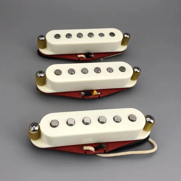 yoran sun vintage 65 guitar pickups sss single coil handwound alnico 5 magnets 42 plain enamell wires middle pickup reverse top