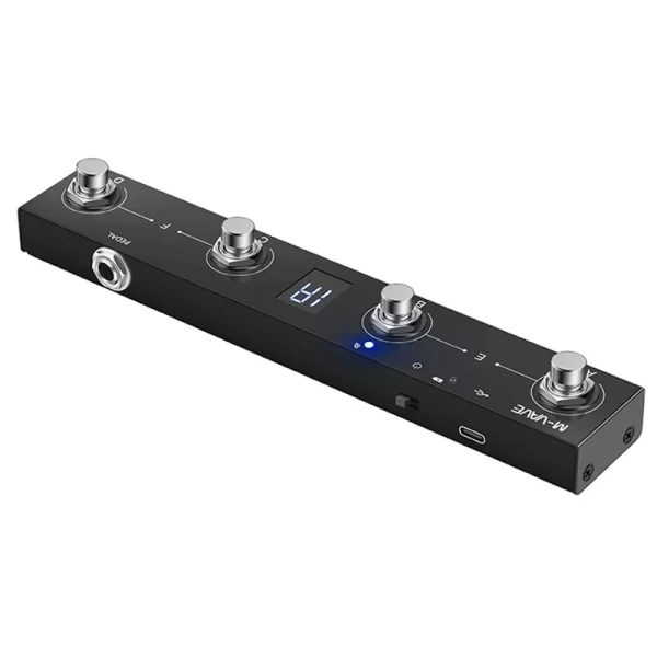 m vave chocolate programmable bt midi controller 4 footswitch supports usb midi suit for bias fx 2/ zoom ms 50g /zoom g1xon