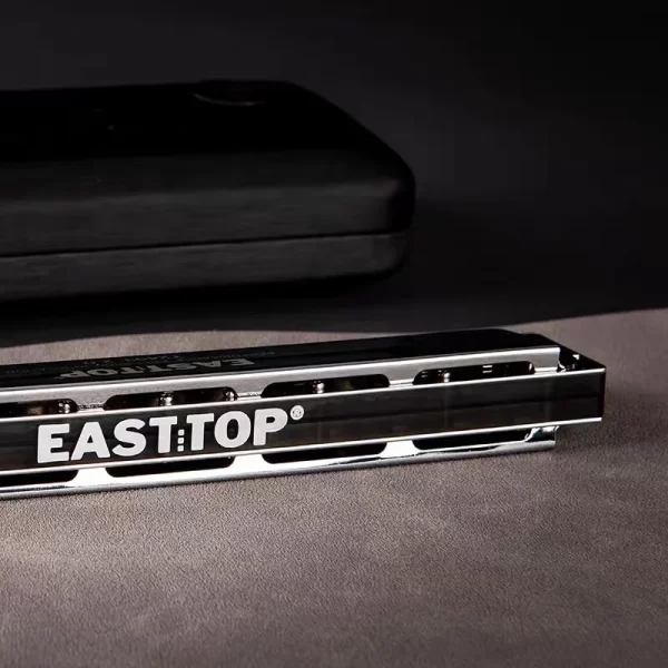 easttop t2403 2.0 24 hole tremolo harmonica c key good air tightness professional harmonica musical instruments