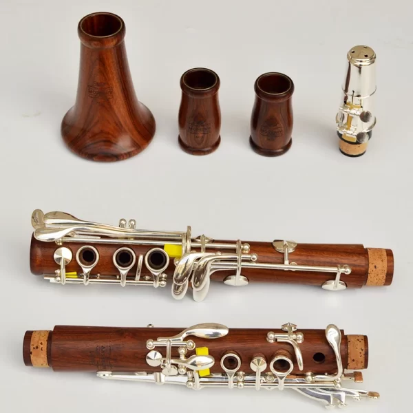 moresky red wood professional clarinet bb rosewood clarinet silvering keys solid wood sib klarnet m12