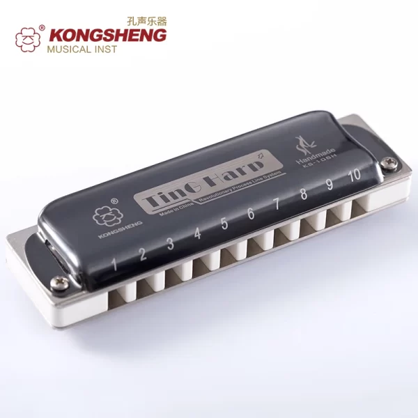 kongsheng ks 10bh tingharp diatonic harmonica white comb major and paddy richter tuning