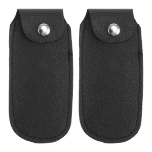 2pcs 10 holes faux harmonica storage bags harp bag blues tone storage sleeves portable carrying cases