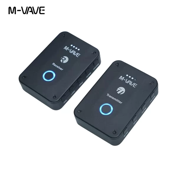 m vave wp 9 rechargeable wireless earphone monitor 2.4ghz ism transmitter receiver support stereo mono recording function