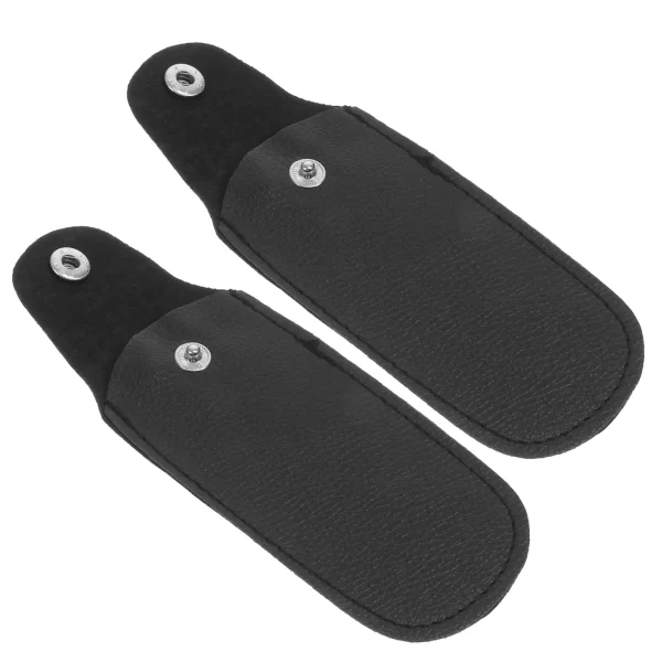 2pcs 10 holes faux harmonica storage bags harp bag blues tone storage sleeves portable carrying cases