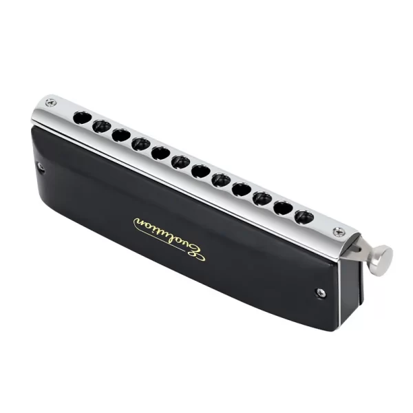 jdr chromatic harmonica key of c,12 holes 48 tones professional mouth organ harmonica for adults, professionals and students