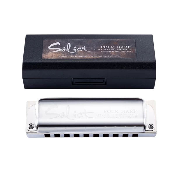 kongsheng metal diatonic harmonica 10 holes blues small harmonica beginners portable mouth harp kids aldult music instruments