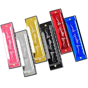 irin 10 hole 20 tone harmonica colorful c key harmonica woodwind instrument suitable for beginners teaching playing gift