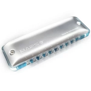 kongsheng marsm2 light blue acrylic comb 10 hole diatonic harmonica standard&paddy richter tuning