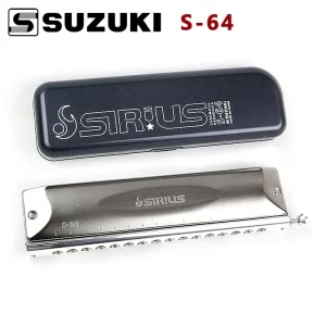 japan suzuki sirius sirius chromatic harmonica instrument s64s 16 holes / s48 12 holes