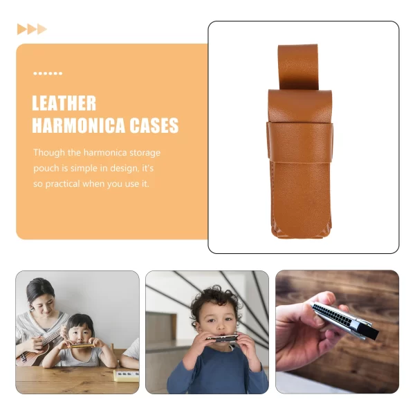 harmonica case harmonica storage pouch lightweight portable harmonica bag protector holder musical instruments